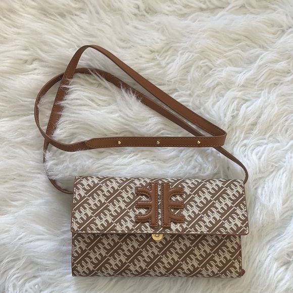 Elegant Brown JW PEI Patterned Crossbody Bag (barely used) - Picture 4 of 4